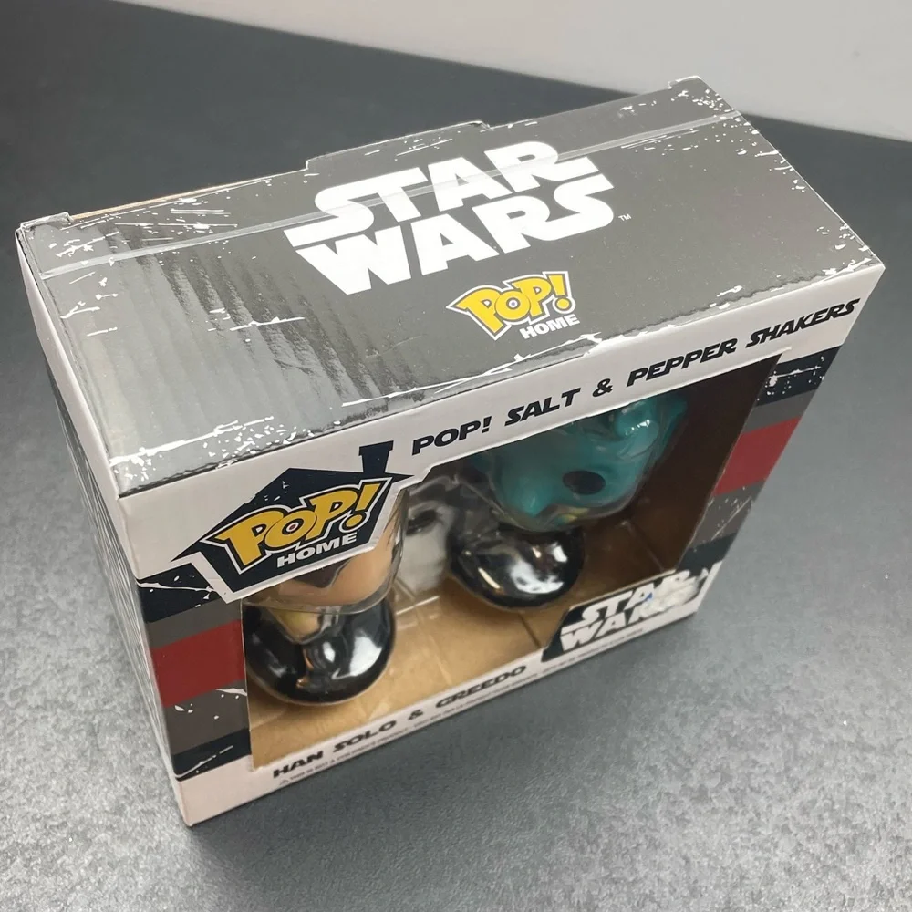 Pop! Home -~STAR WARS~ Salt & Pepper Shakers - Han Solo & Greedo 4”